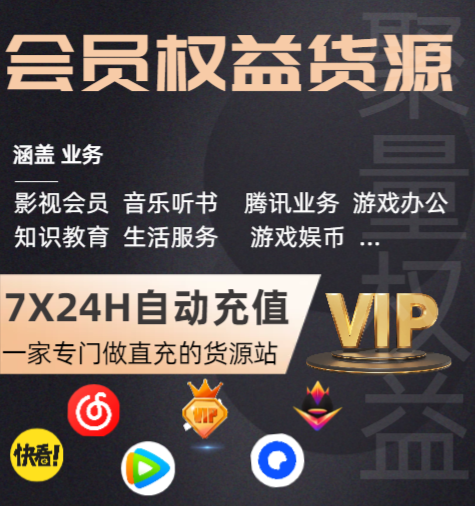 VIP影视会员权益卡券交易示意图